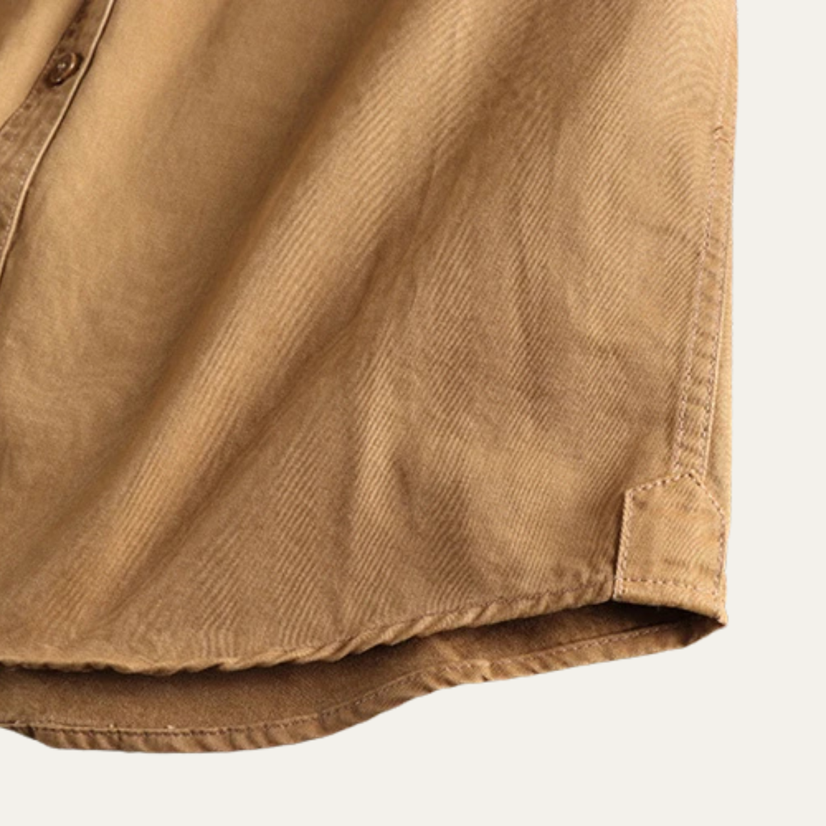 Men's Safari Shirt Button Up Casual Cotton