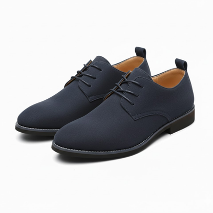 Relaxed Fit Mens Frosty Leather Shoes Grip Sole