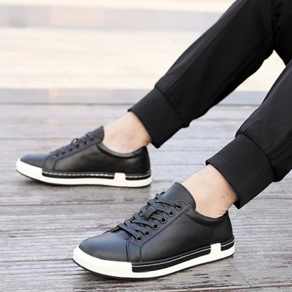 Men's Classic Lace Up Shoes Leather Brown