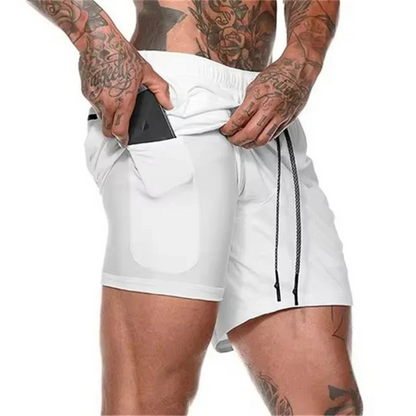 Men's Sport Shorts Athletic 2-In-1