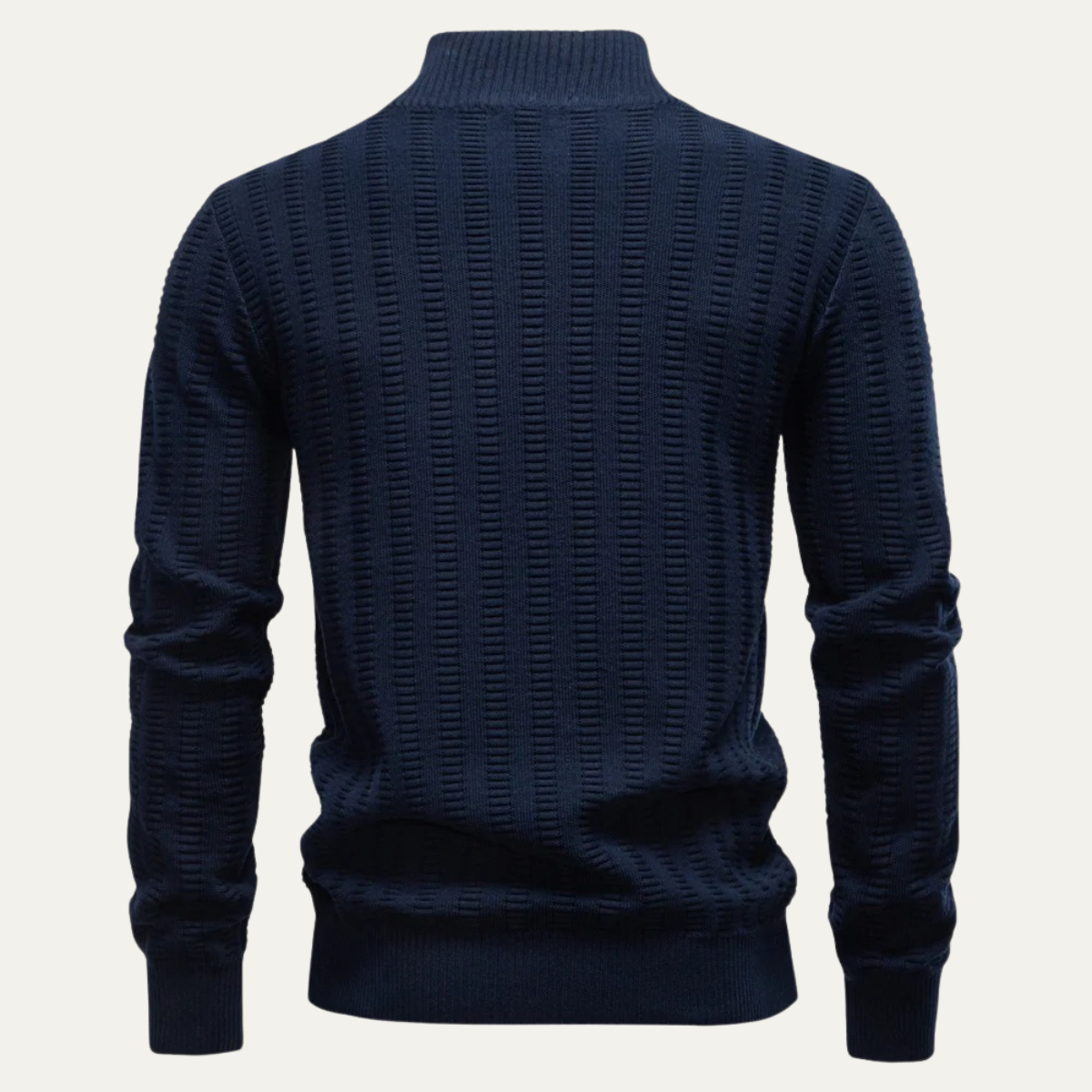 Men's Quarter Zip Winter Sweater