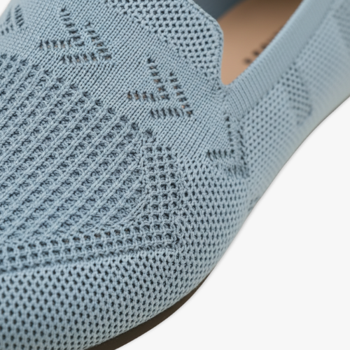 Comfortable Breathable Square Toe Slip On Shoes