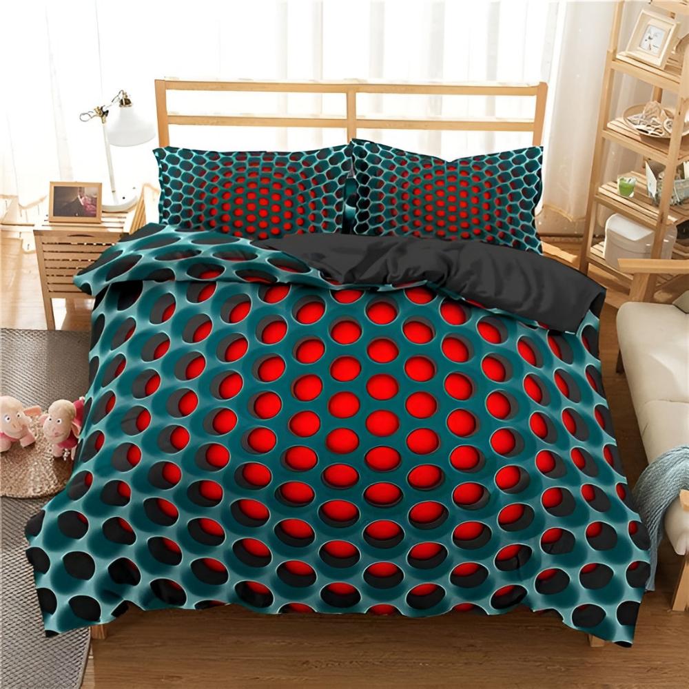Cosmic Vortex 3 Piece Quilt Cover Set
