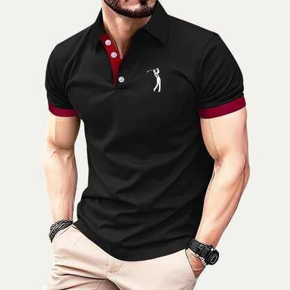Men's Printed Golf Polo Shirt