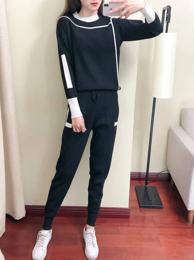 Women's Warm Knitted 2-Piece Set - VibreMode