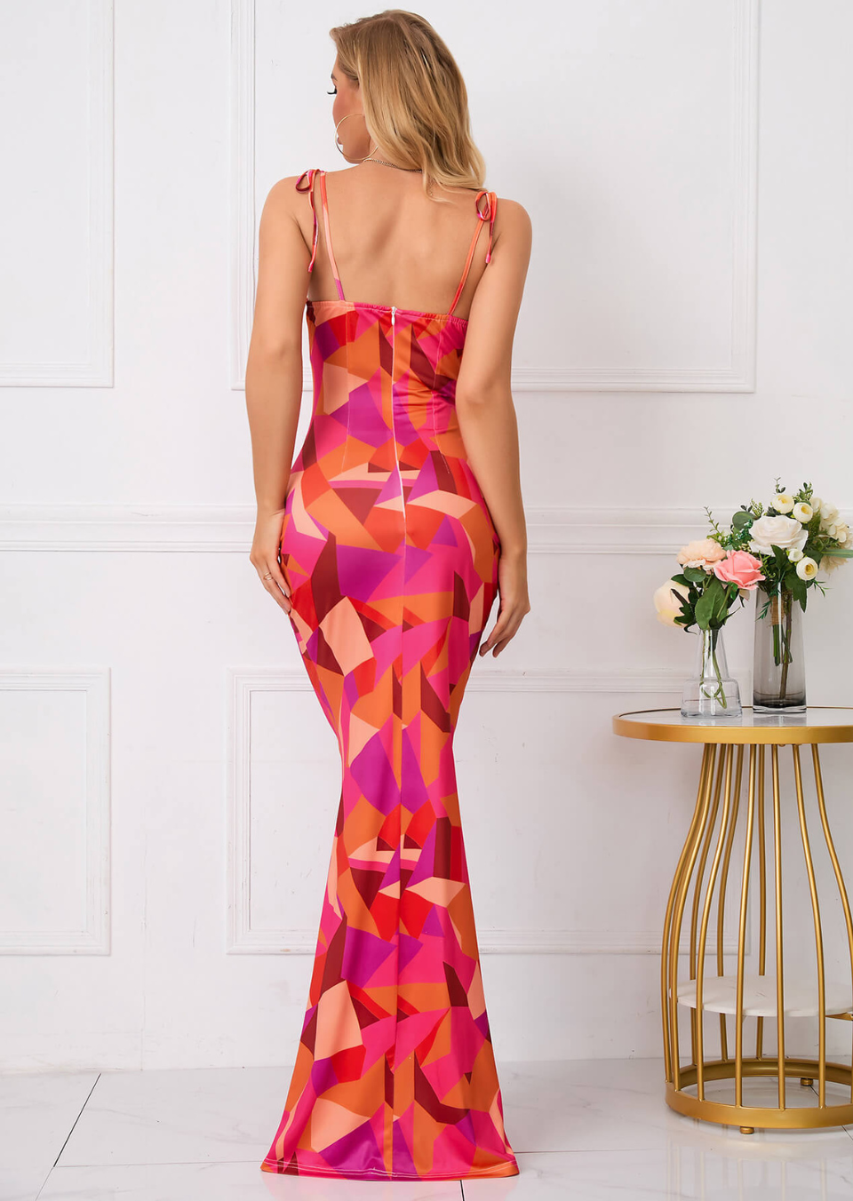 Beautiful Flower Long Dress