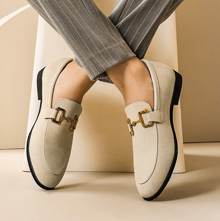 Luxury Suede Slip On Loafers