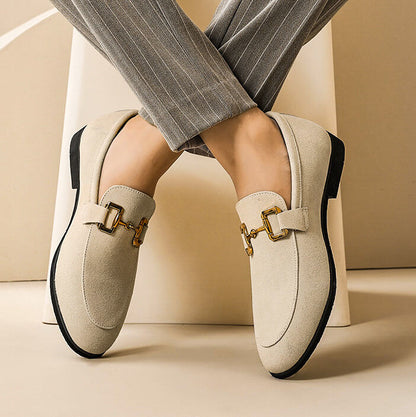 Luxury Suede Slip On Loafers