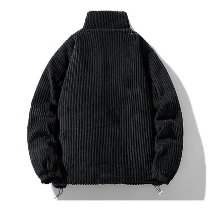 Quilted Corduroy Jacket Bordeaux