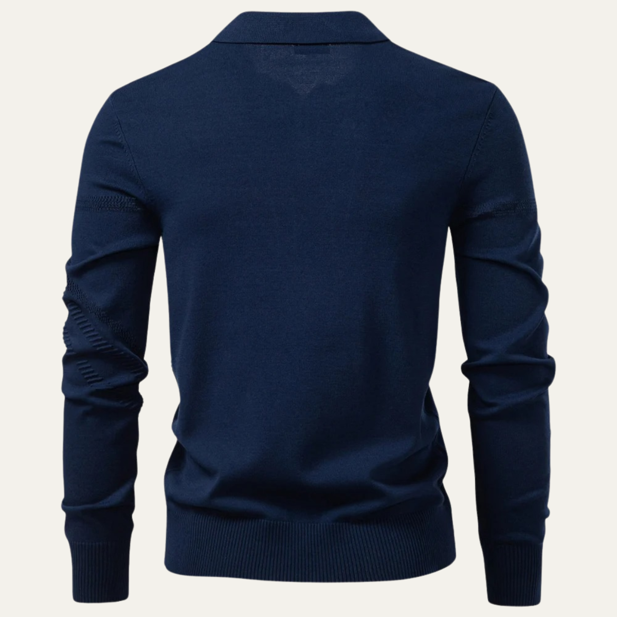 Men's Lightweight Knit Polo Sweater