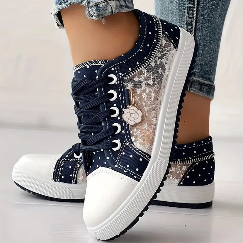 Women's Low- Sneakers Tie-Front
