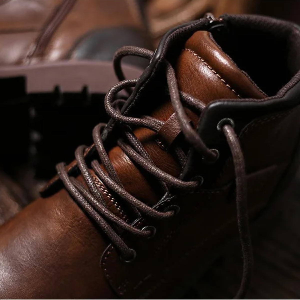 Men's Military Combat Leather Boots