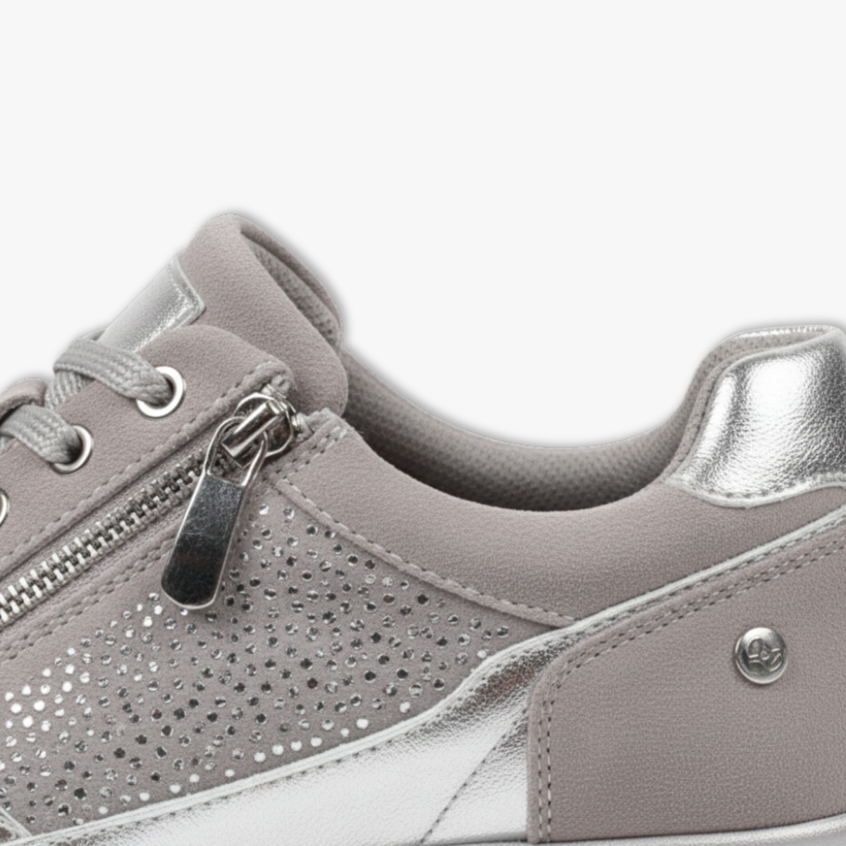 Comfortable Ladies Low Wedge Rubber Sneakers