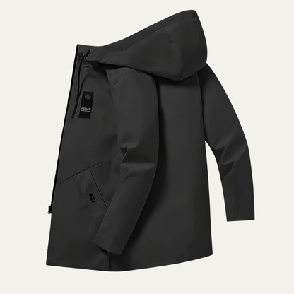 Men's Lightweight Hooded Jacket Casual Drawstring