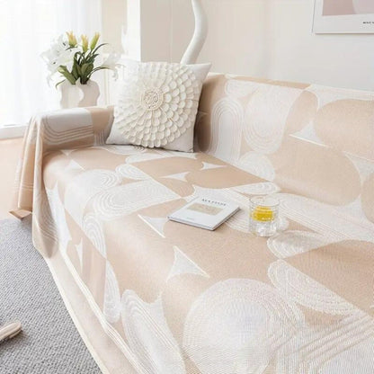 Sofa Cover Cooling Elegant Design Beige