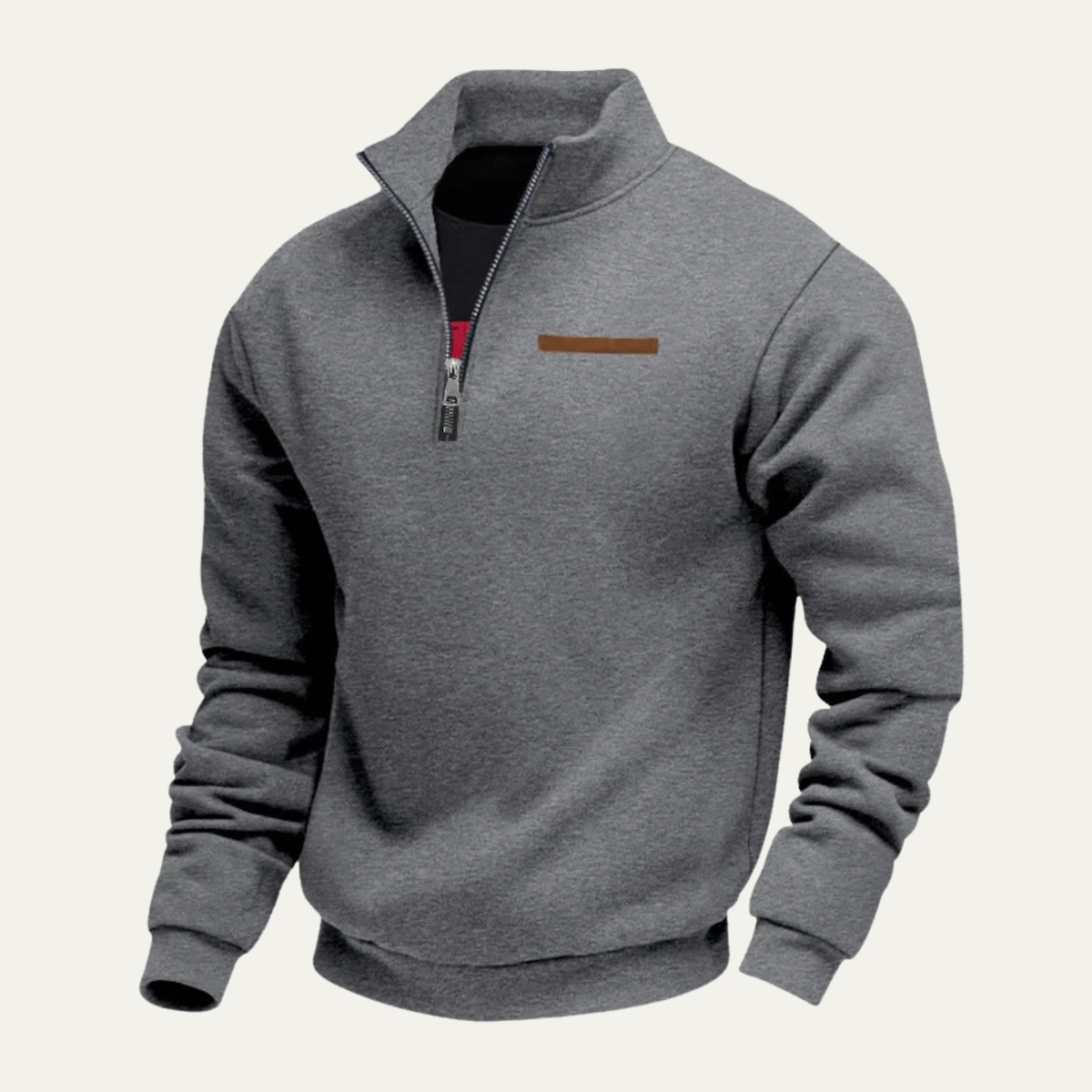 Men's Warm Half Zip Fleece Sweater