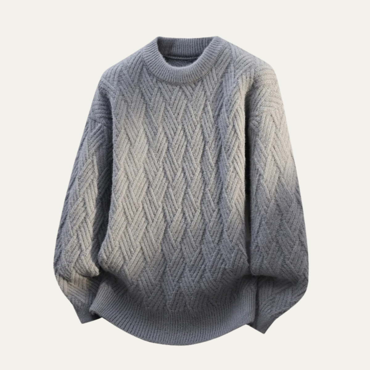 Men's Soft Knitted O-Neck Warm Sweater