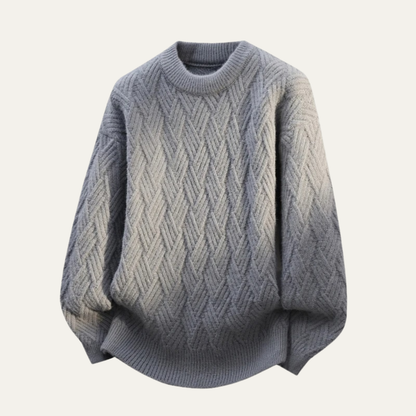 Men's Soft Knitted O-Neck Warm Sweater