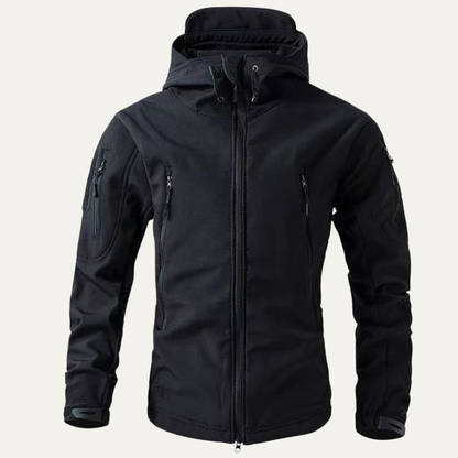 Men's Softshell Fleece Lined Windbreaker Jacket