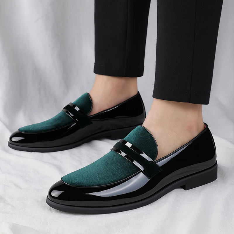 Men's Italian Leather Penny Loafers