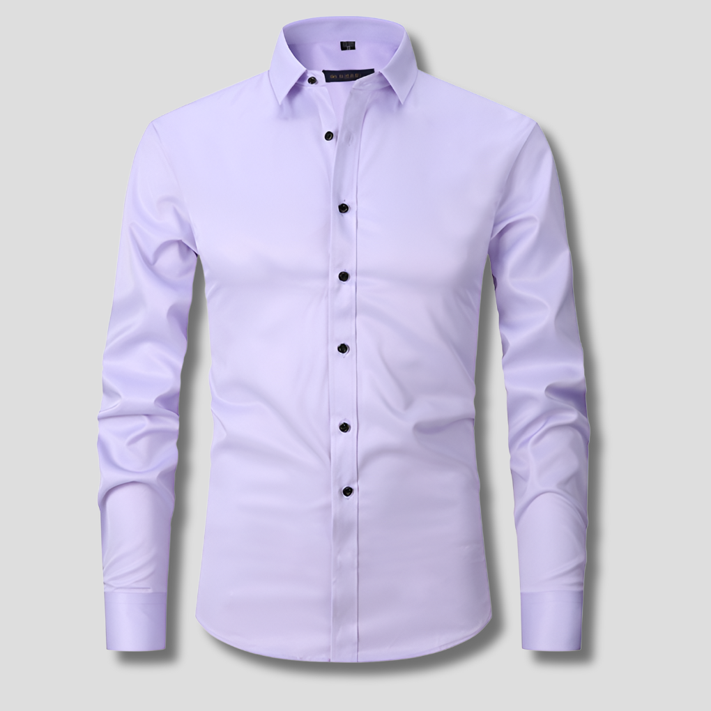 Men's Stretch Dress Shirt Comfortable Fit