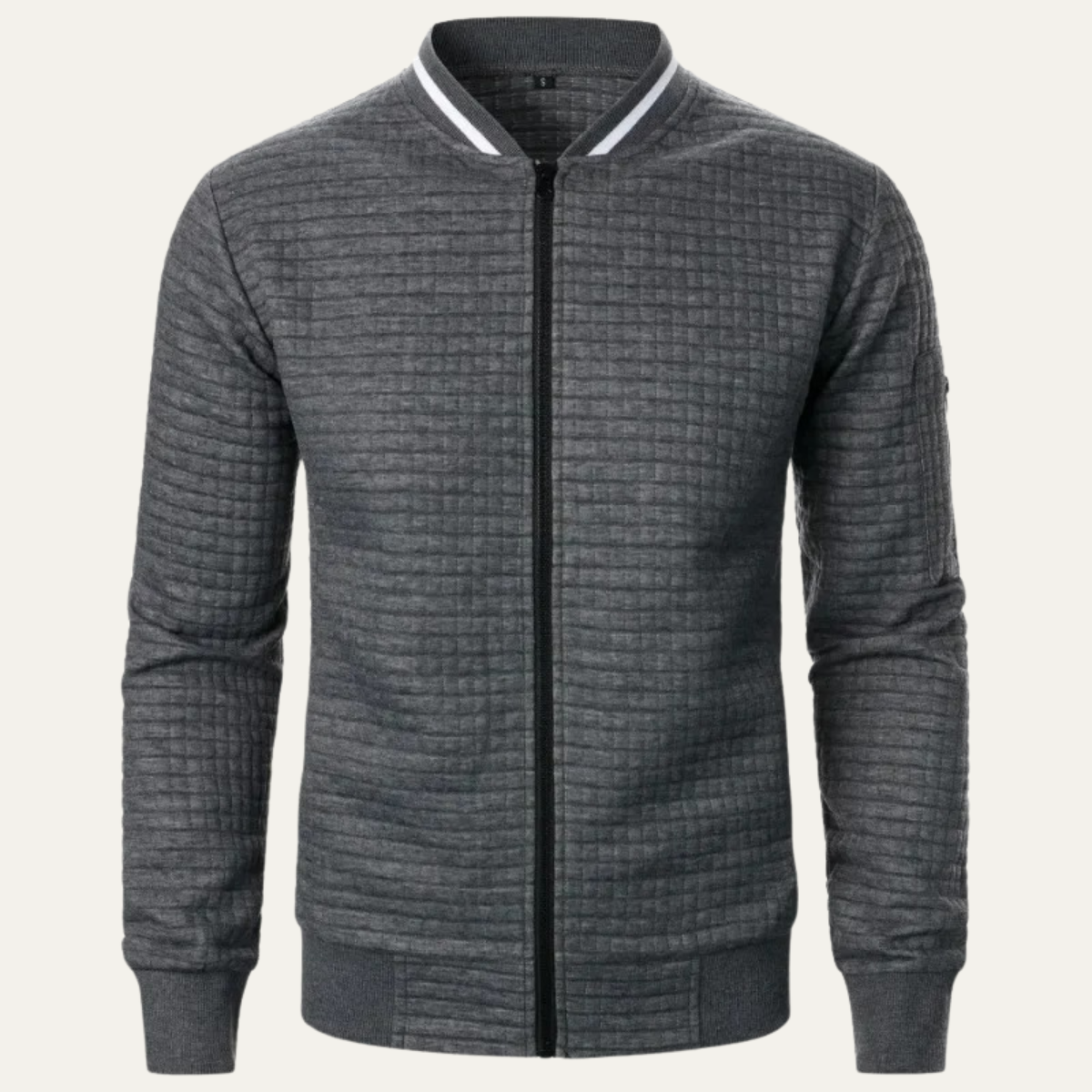 Men's Lightweight Quilted Bomber Jacket - VibreMode