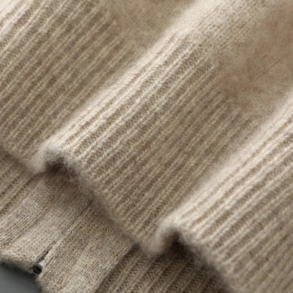 Men's Soft Wool Zip Cardigan