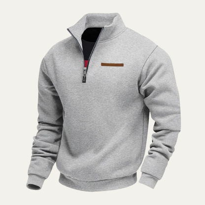 Wexley Men's Warm Half Zip Sweater