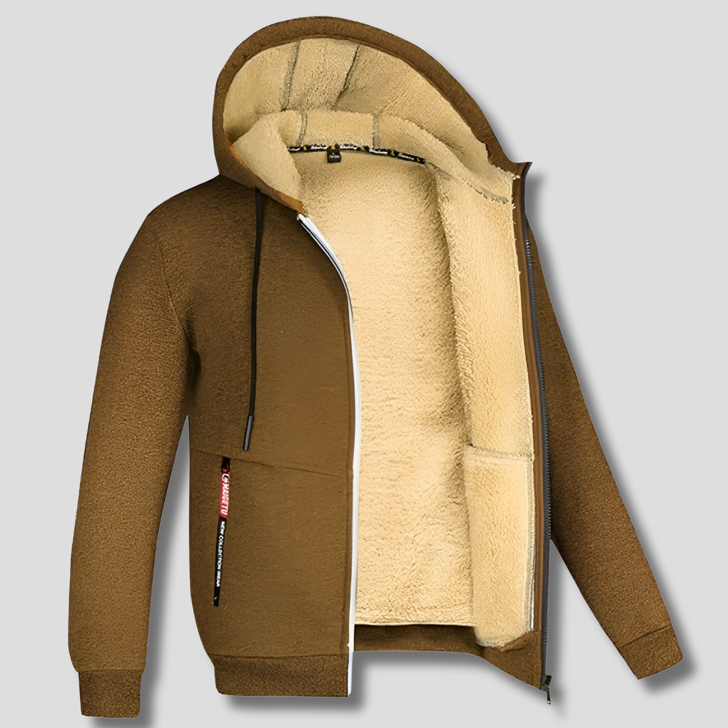 Men's Fleece Pullover Fur Lined