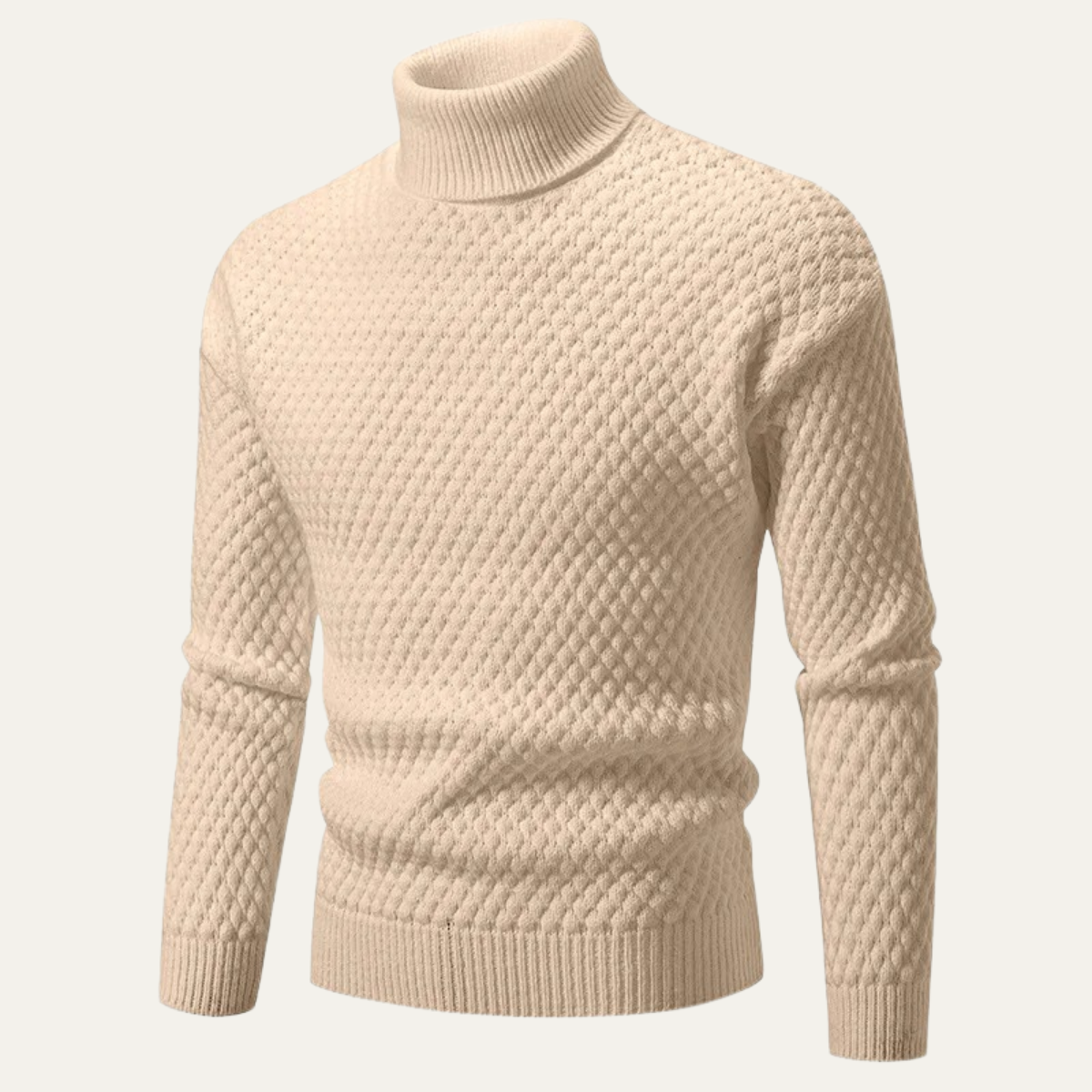 Men's Winter Knit Turtleneck Sweater