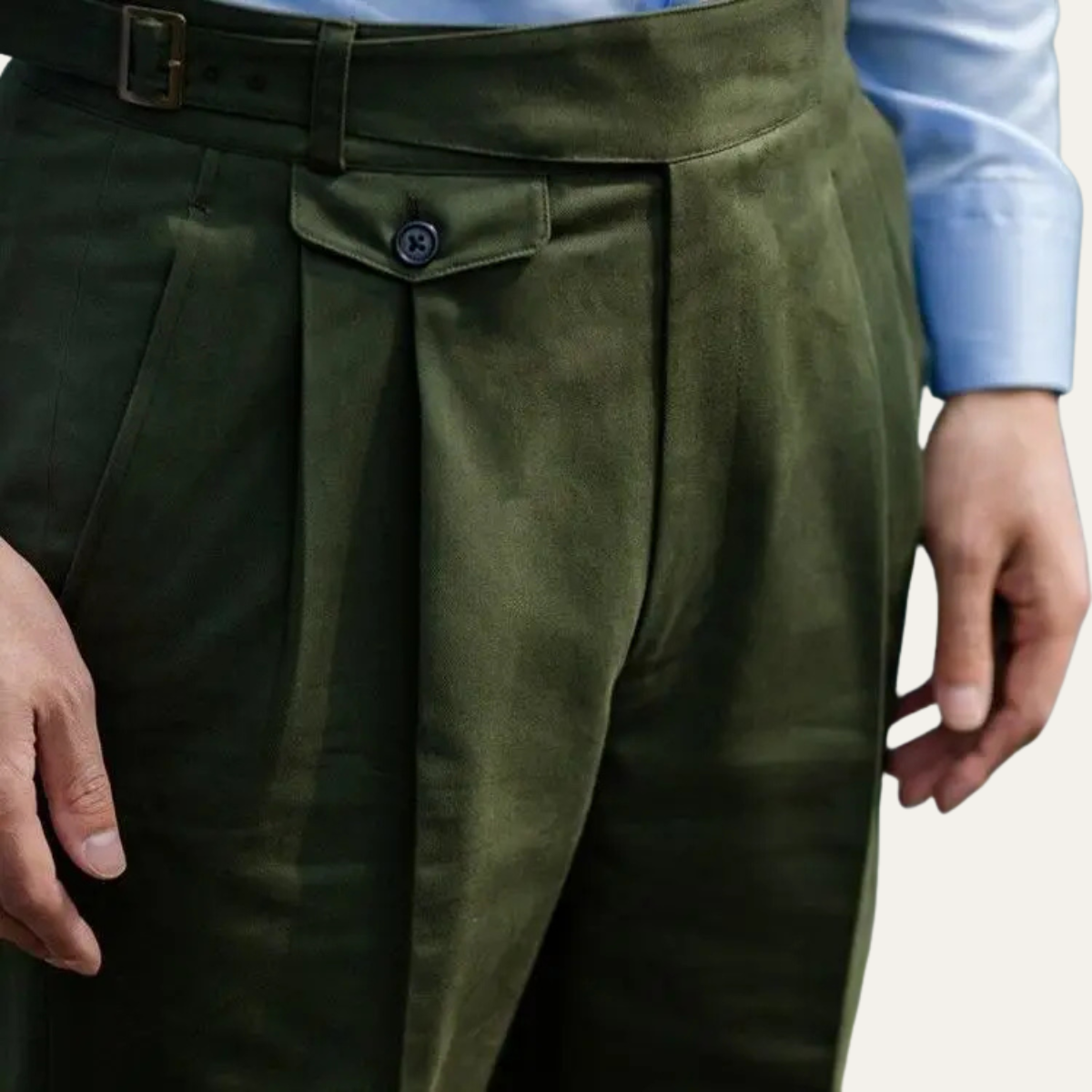 Men's Loose Fit Business Trousers