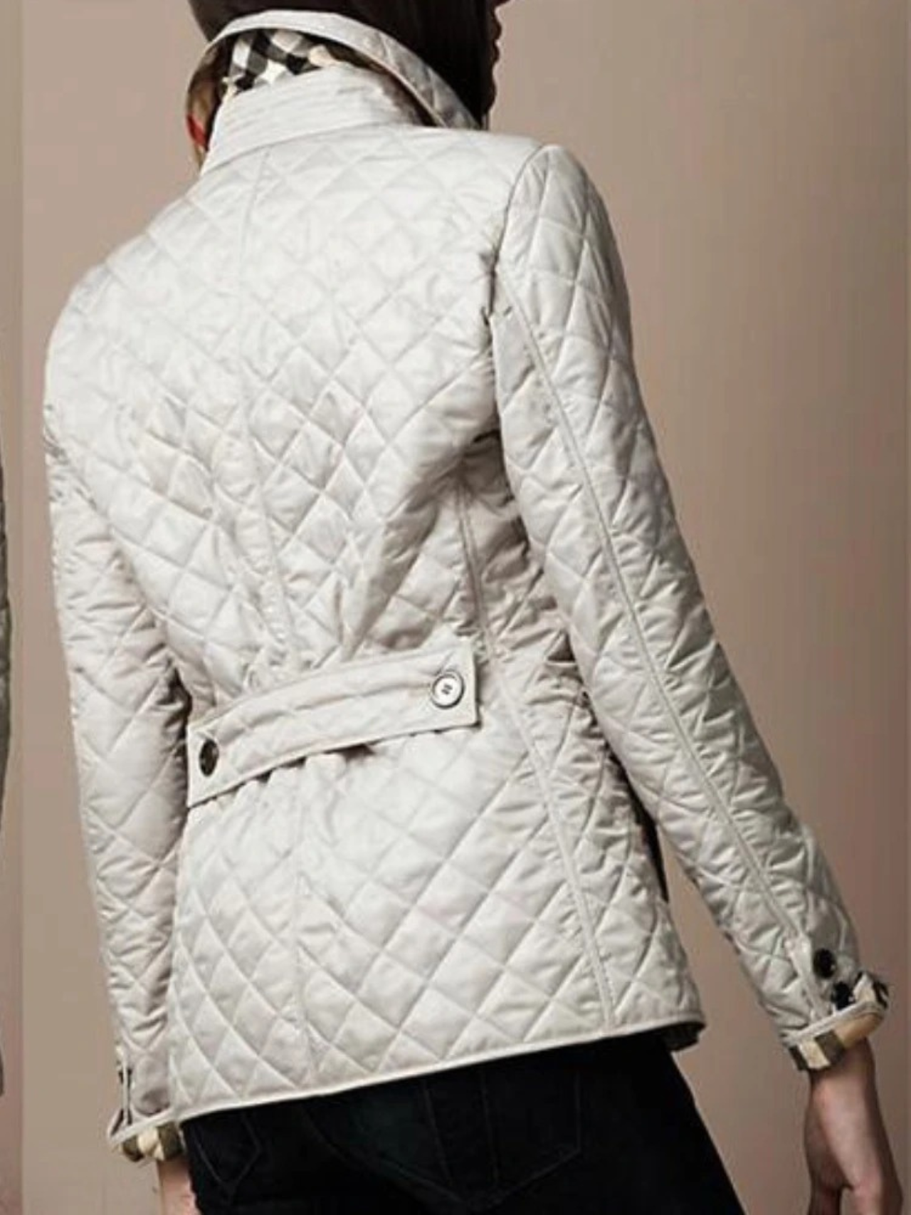 Women's Lined Jacket Folded Collar