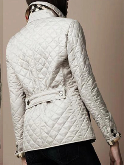 Women's Lined Jacket Folded Collar