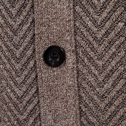 Men's Casual Knit Cardigan Button Up With Pockets