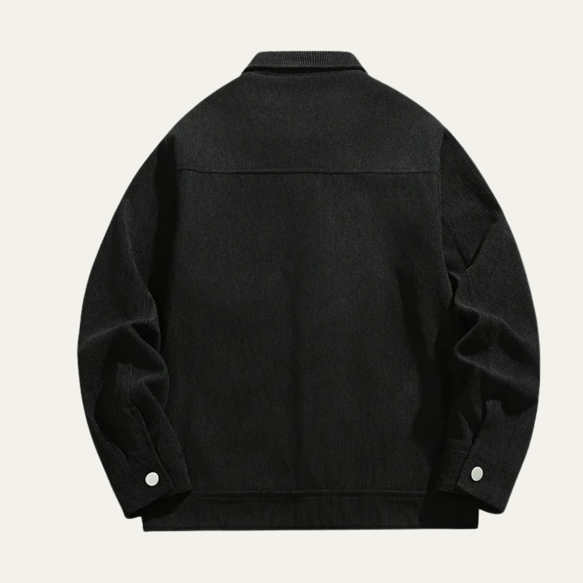 Men's Corduroy Jacket Loose Fit Button Up Coat