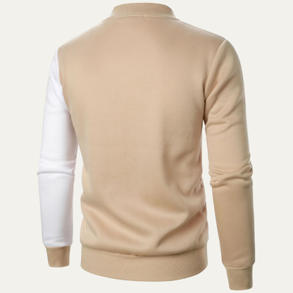 Men's Lightweight Colour Block Zip Up Jacket