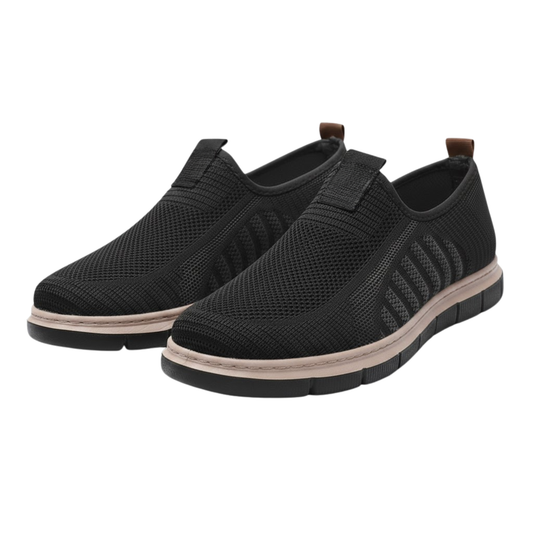 Men's Comfy Running Shoes Airy Lightweight Mesh Cushion Soles - VibreMode