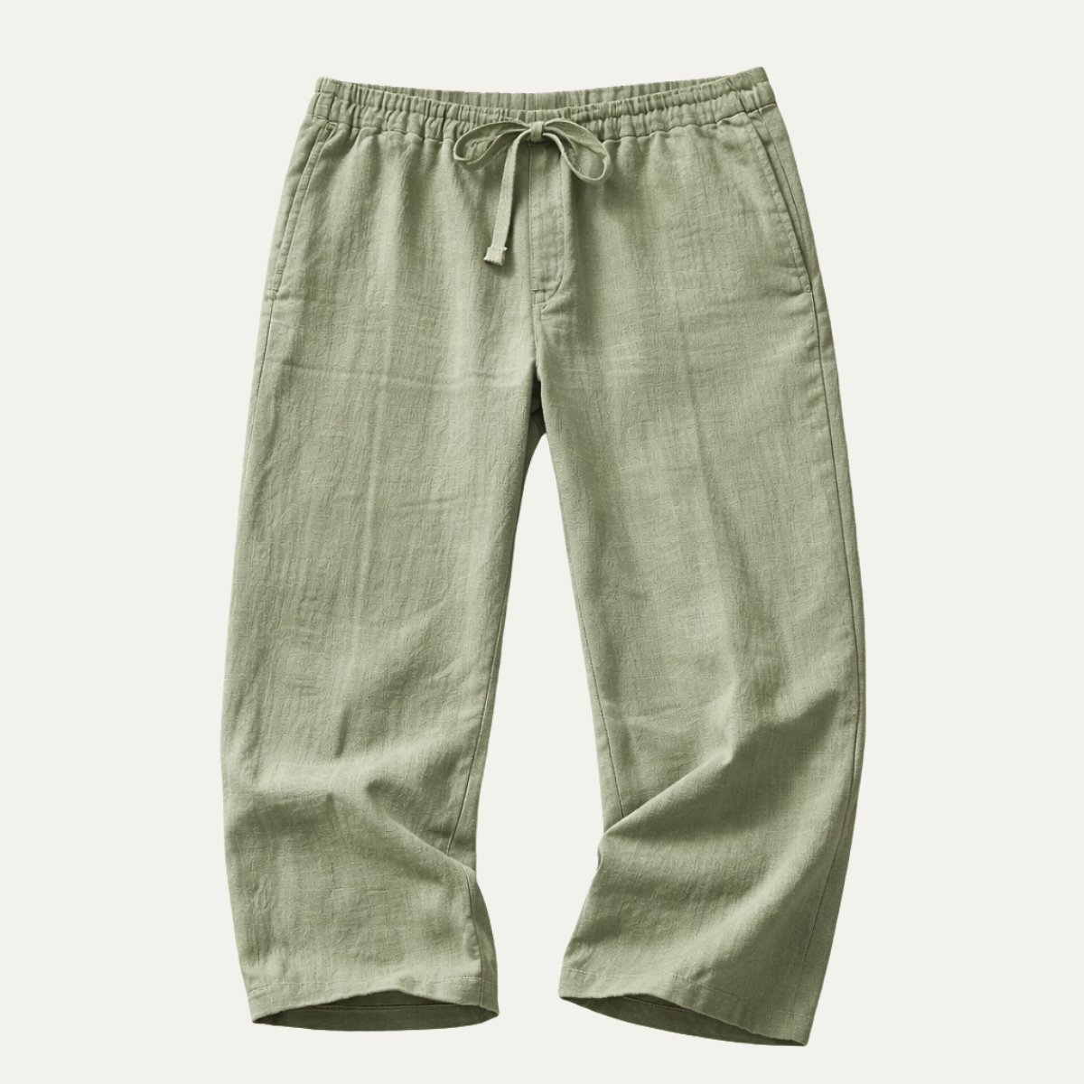 Men's Linen Tapered Pants Breathable - VibreMode