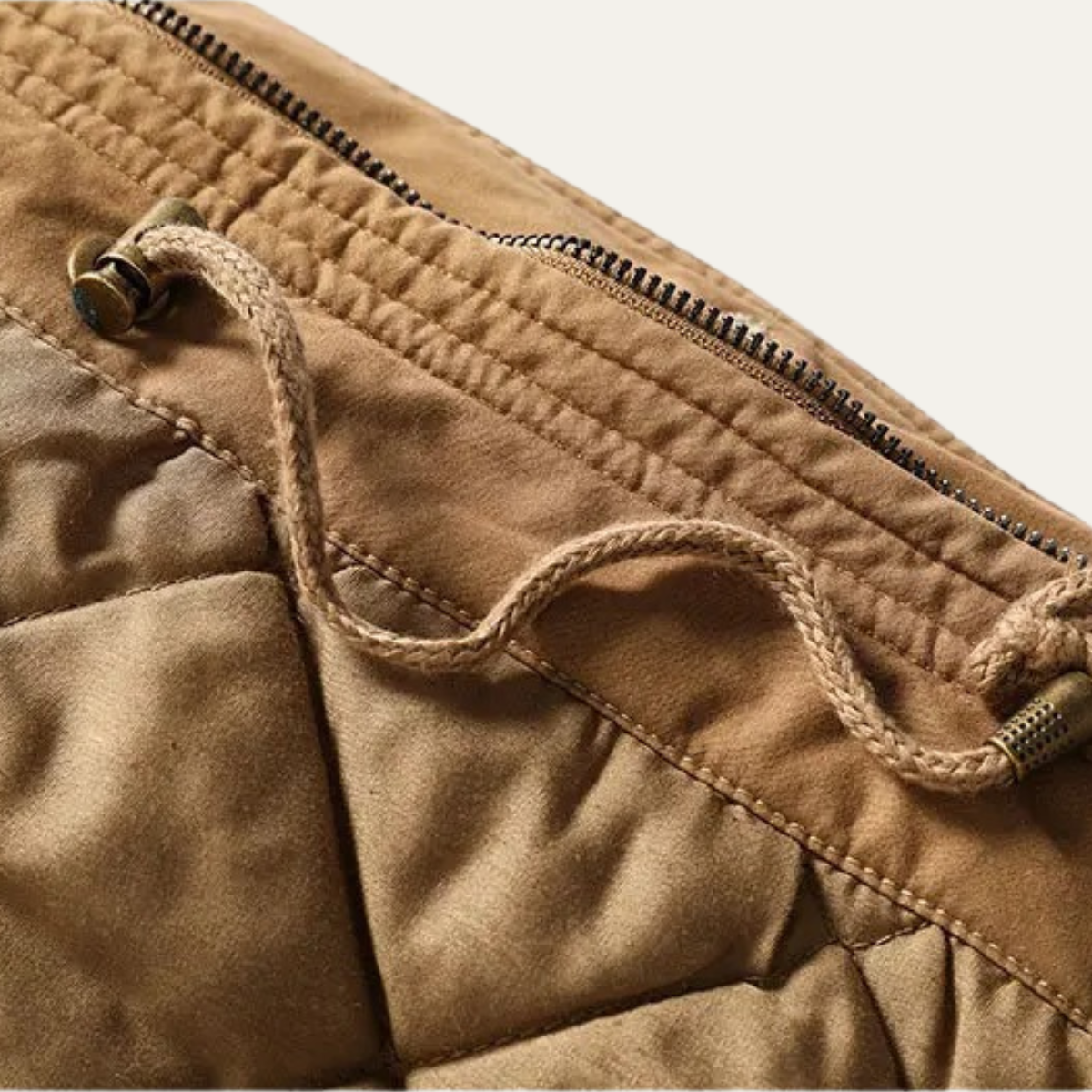 Men's Winter Hooded Parka Jacket Fleece Lining