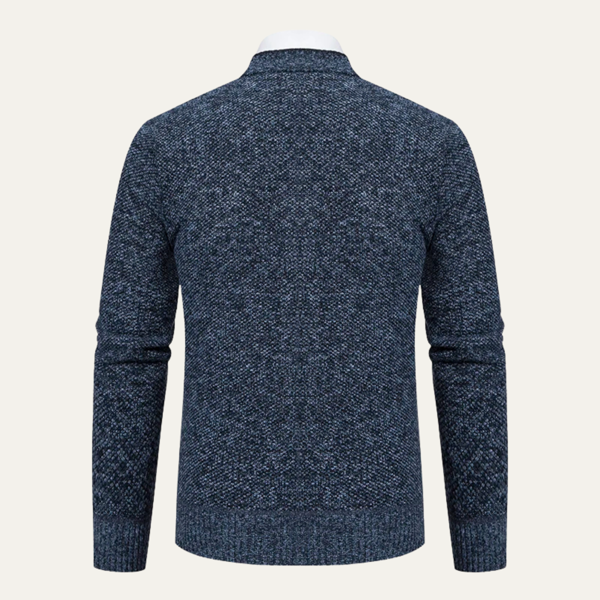 Peschiera Men's V Neck Cardigan Knitted Casual