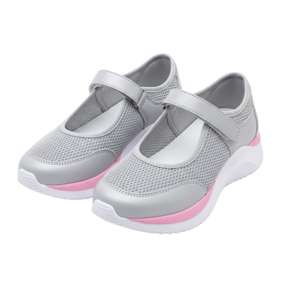 Comfortable Grid Pattern Chunky Sneaker Shoes - VibreMode