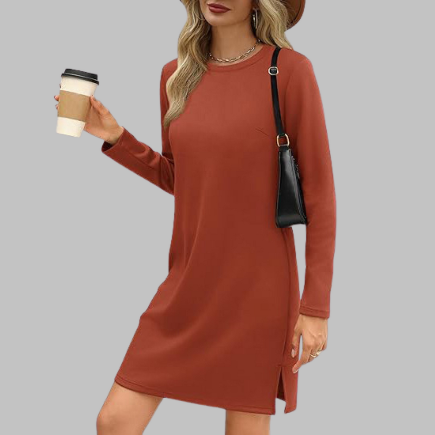 Women's Circular Neck Dress