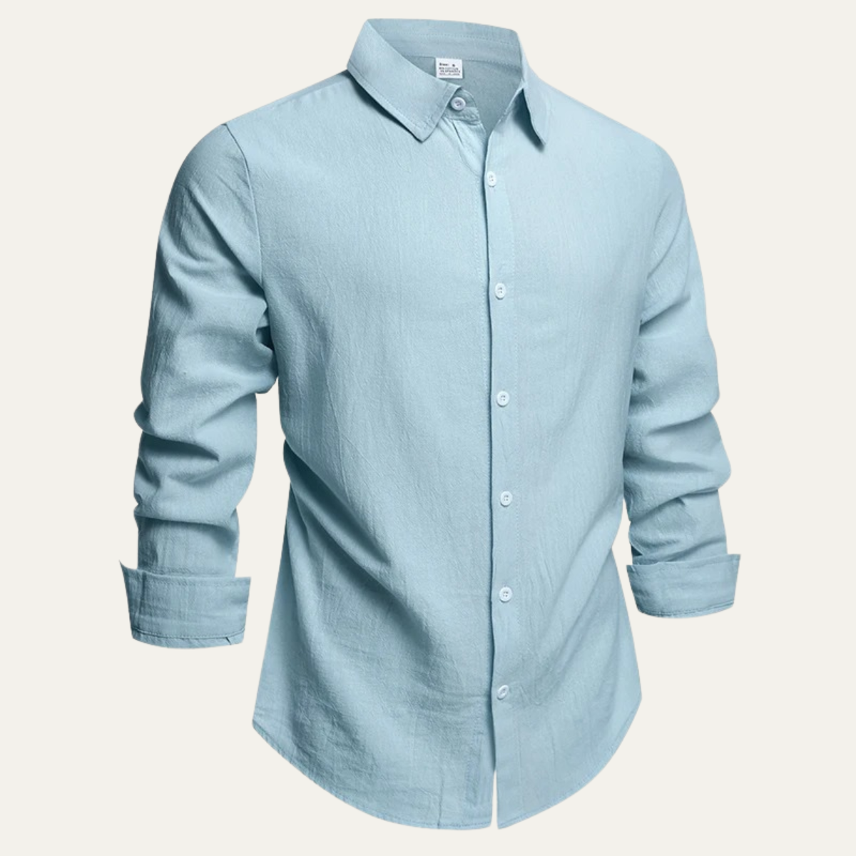 Men's Linen Cotton Button Down Shirt