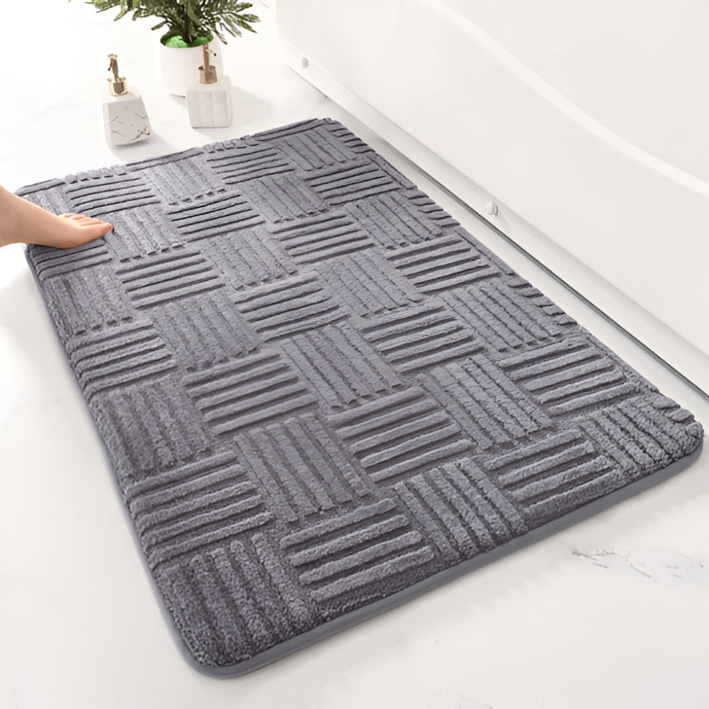 Soft Shaggy Bathroom Rug Ultra Absorbent - VibreMode