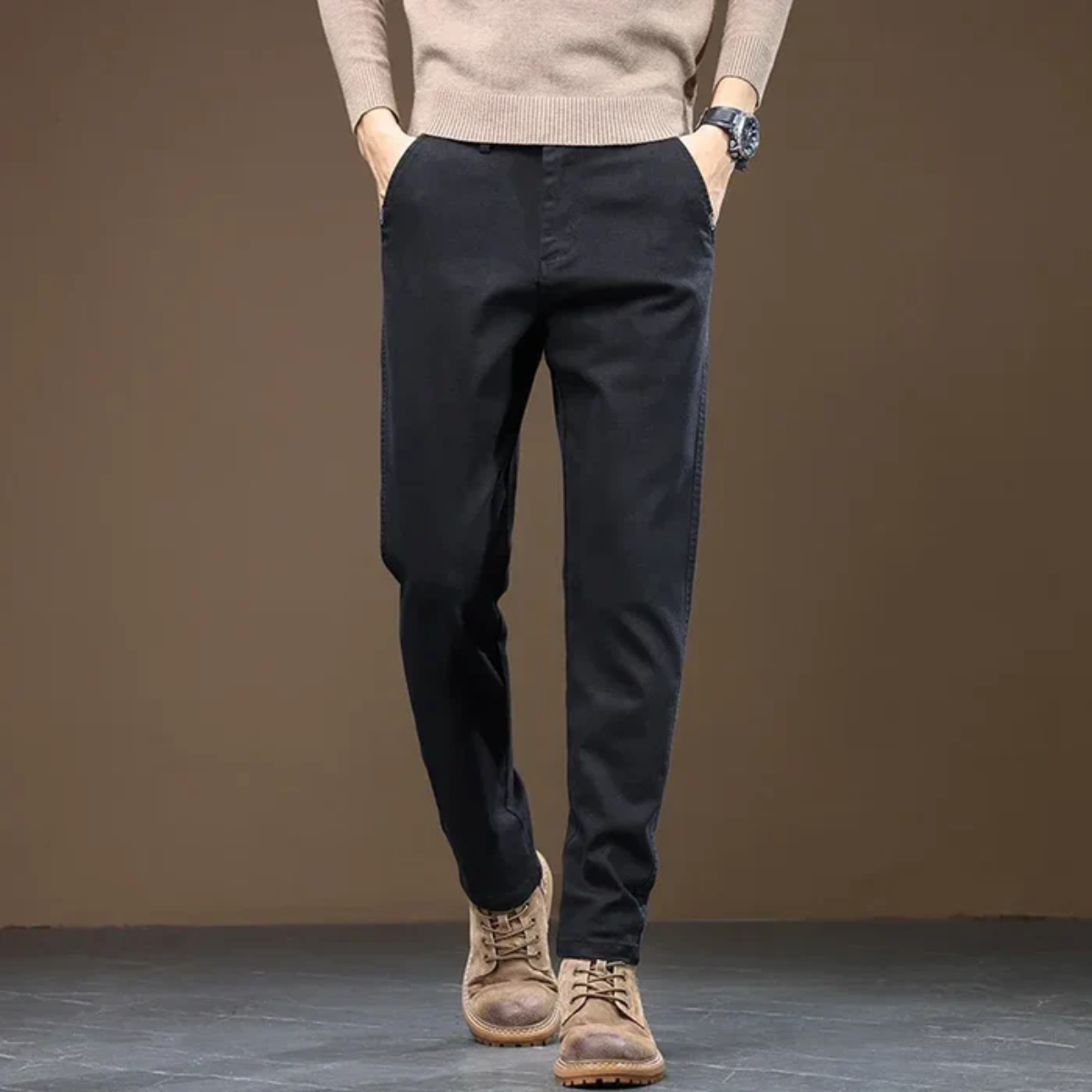 Harriman Men's Classic Straight Leg Cotton Pants