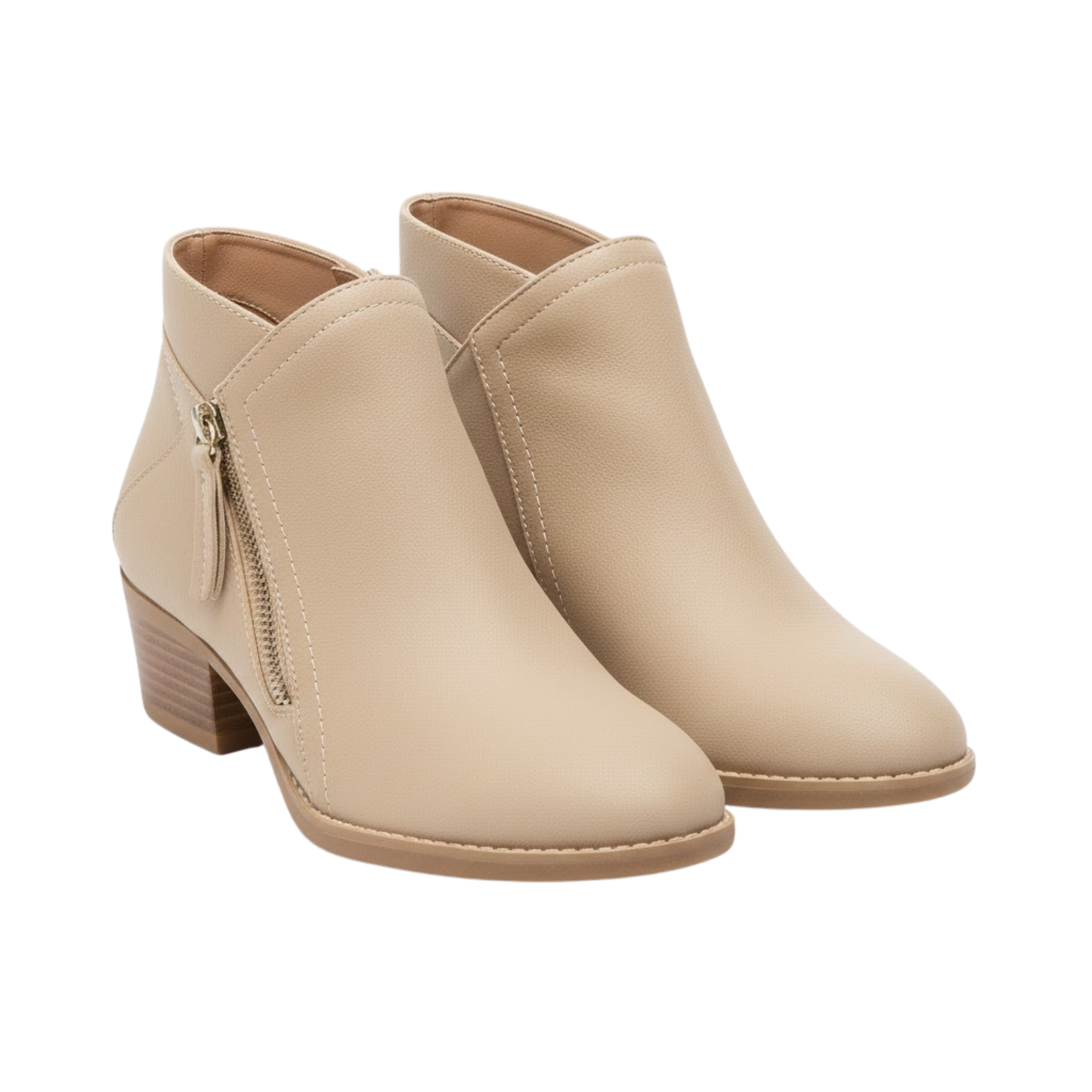 Ladies Comfortable Fall Suede Low Heel Chelsea Ankle Boots