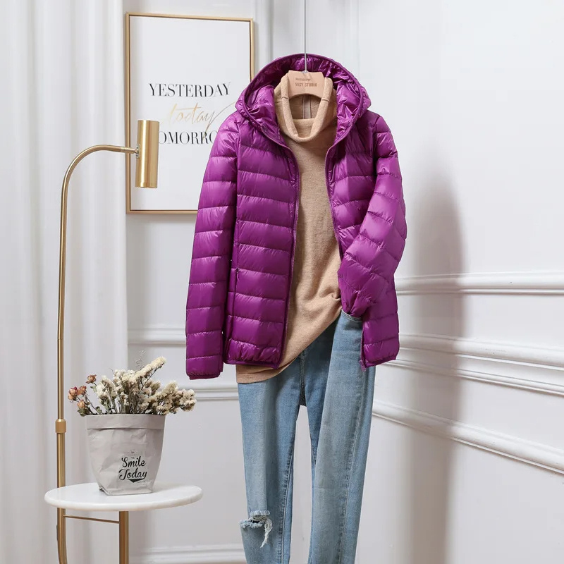 Women's Puffer Jacket Lightweight Water-Resistant