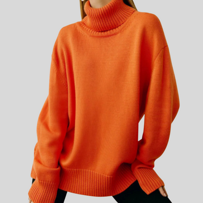 Women's Rollneck Sweater Thermal Cold-Weather