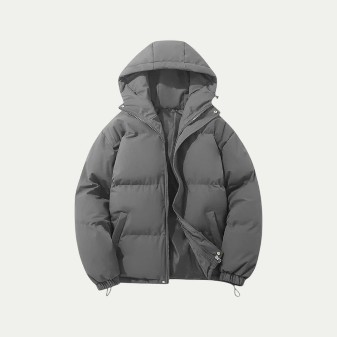 Men's Quilted Jacket Warm Textile Winter Coat