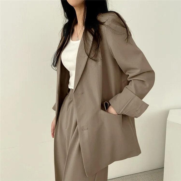 Classic Ladies Two Piece Suit Set